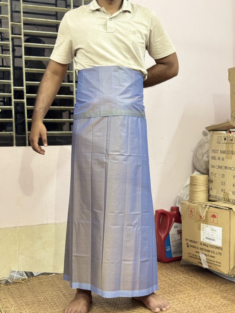 সলিড পাইর চেক লুঙ্গি 6